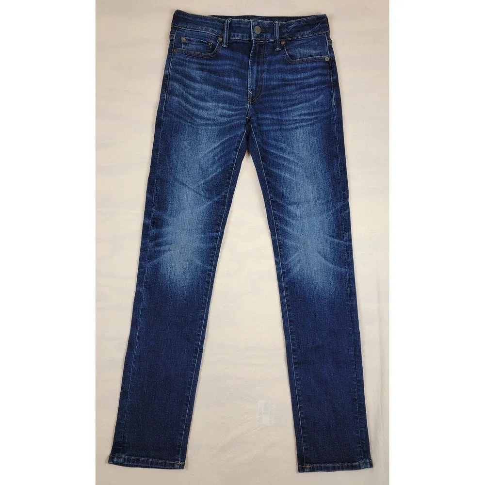 American Eagle Airflex+ Slim Jeans Mens 30x34 Dark Wash Stretch Denim 5345